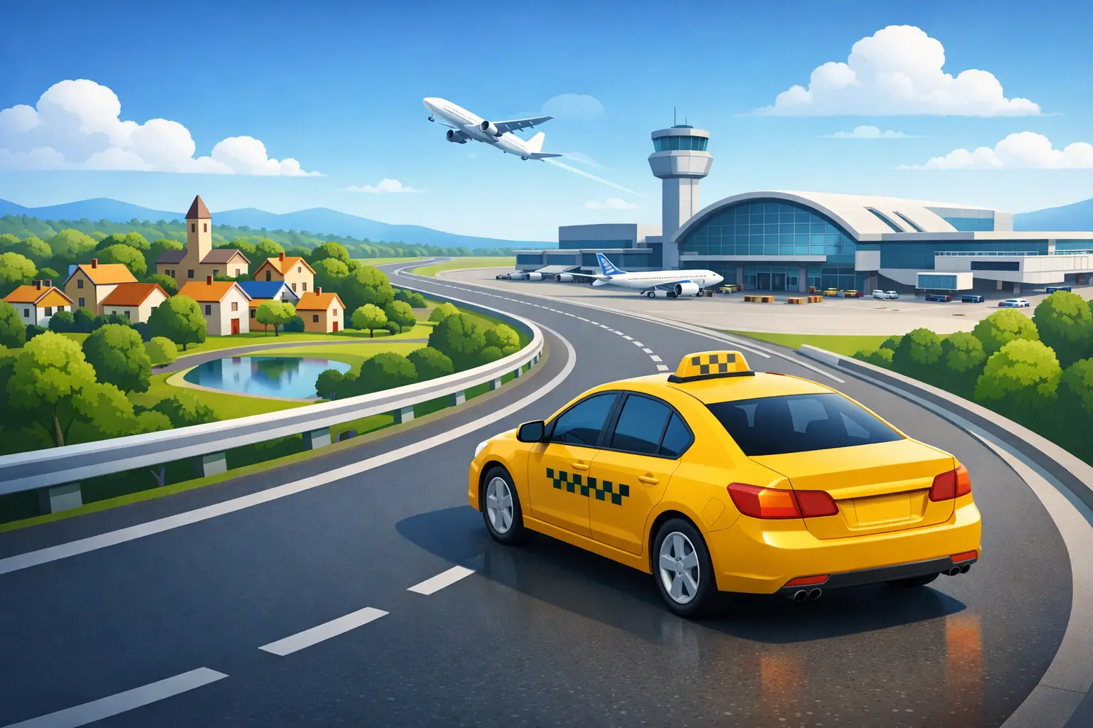 Taxi from Crawley to Luton Airport