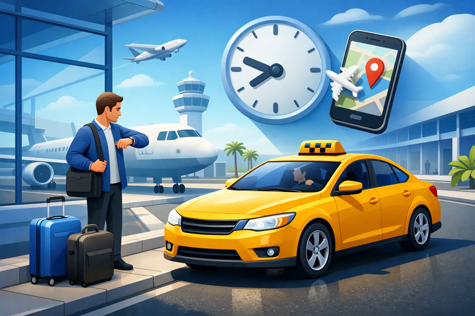 When Should Airport Taxi Arrive?