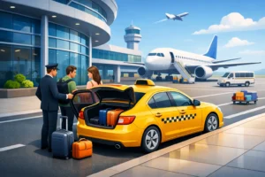 Airport taxis: what to look for locally